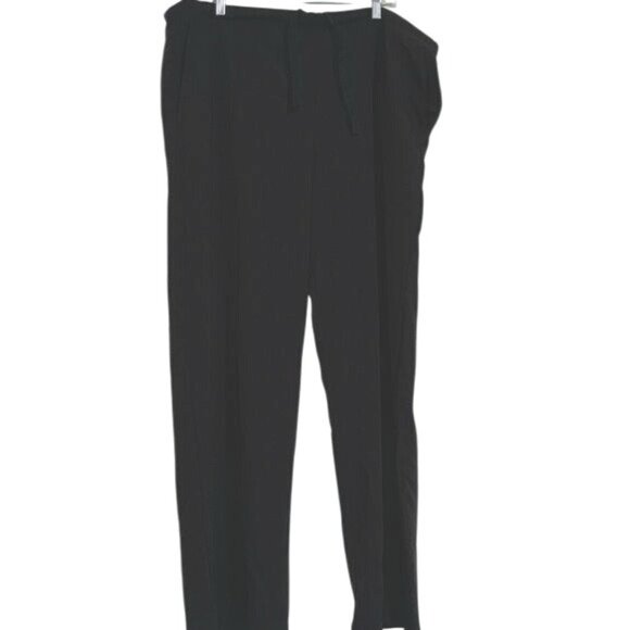 Ave By Medline Black Scrub Set L Unisex V-Neck Top & Elastic Waist Pants - Picture 7 of 15